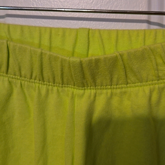 Children's Place, Shorts, Child's Sz XL14, Neon Green, White trim, Elastic Waist - Picture 6 of 7